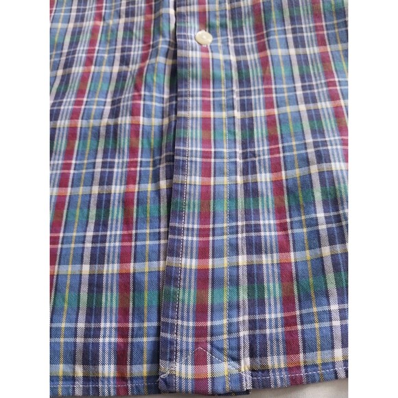 Ralph Lauren Blue Gingham Plaid Oxford Button Up Shirt Men’s Size XXL - Picture 5 of 16